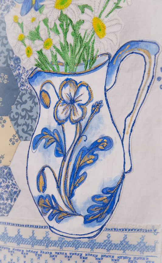 White Daisies and Patchwork