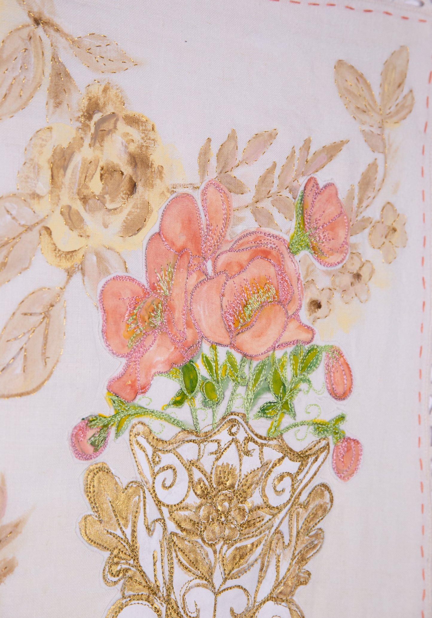 Fairing Spill Vase and Roses