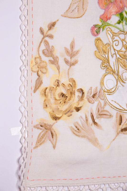 Fairing Spill Vase and Roses