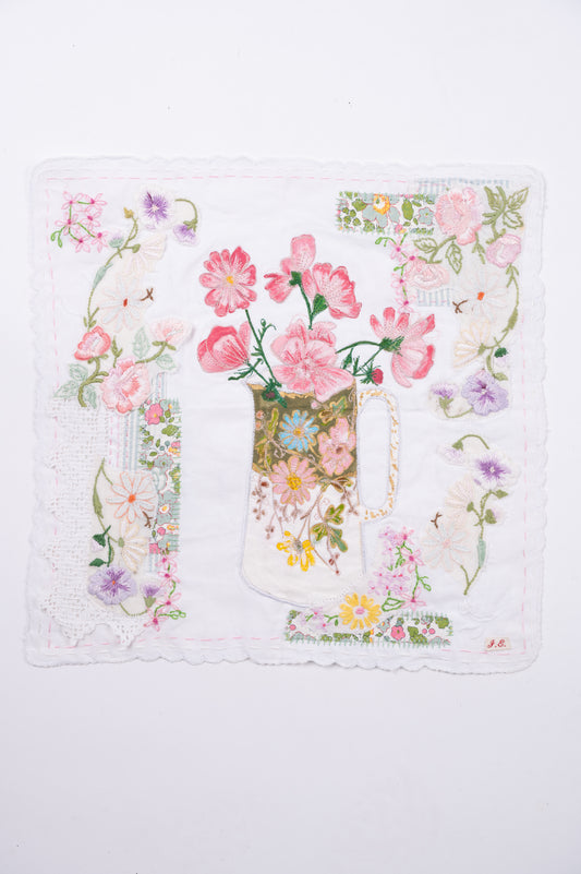 Vintage Daisy Jug and Trailing Flowers A3 Print