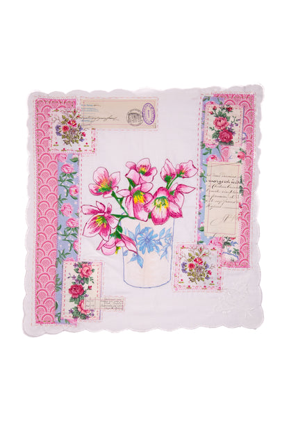 Pink Anemones And Vintage Prints