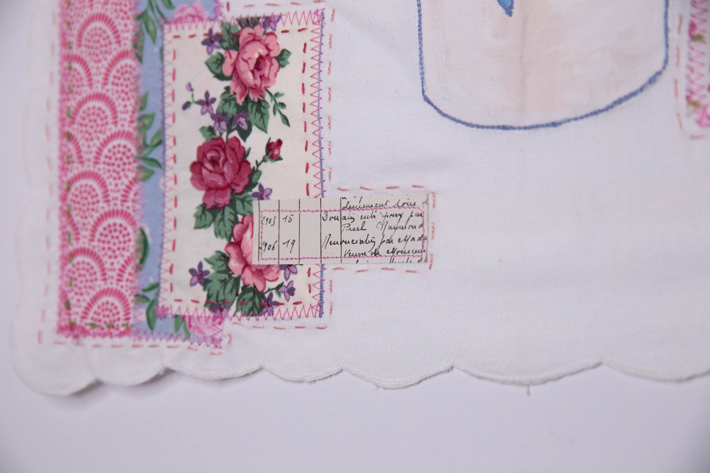 Pink Anemones And Vintage Prints