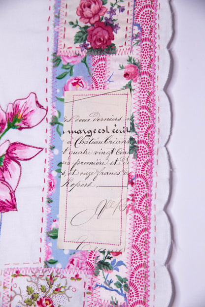 Pink Anemones And Vintage Prints