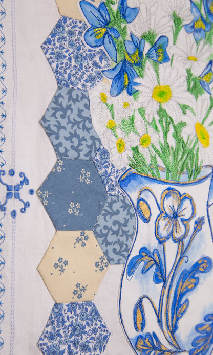White Daisies and Patchwork