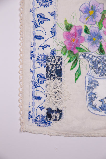 Chinoiserie Jug and Bouqet