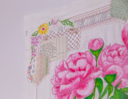 Summer Peonies and Patchwork