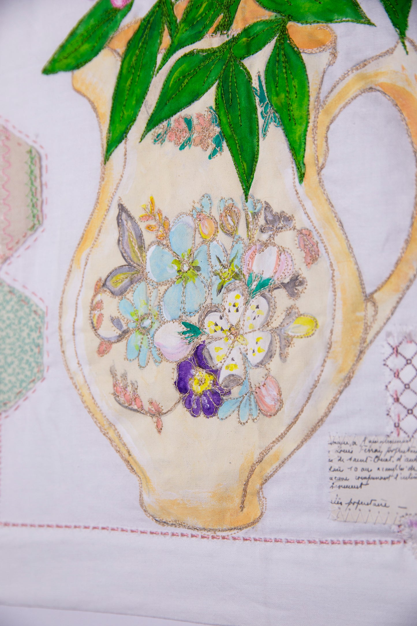 Summer Peonies and Patchwork